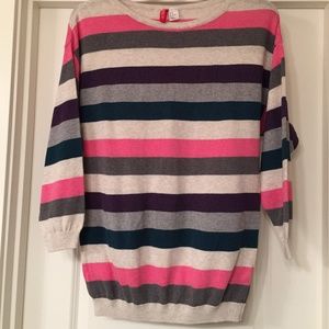 Divided | Lightweight Striped Sweater